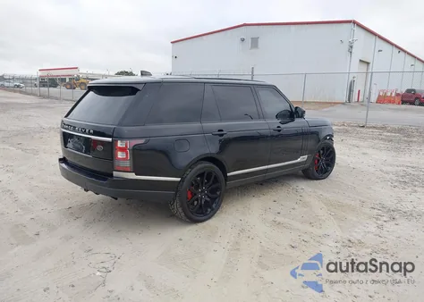 2017 Land Rover Range Rover 5.0L V8 Supercharged z USA, uszkodzony, nr VIN SALGS5FE4HA366485